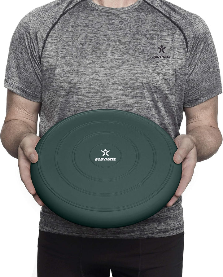 BODYMATE Ballsitzkissen COMFORT inkl. Pumpe 33cm Durchmesser - Balance-Kissen, Sitzballkissen, Luftk