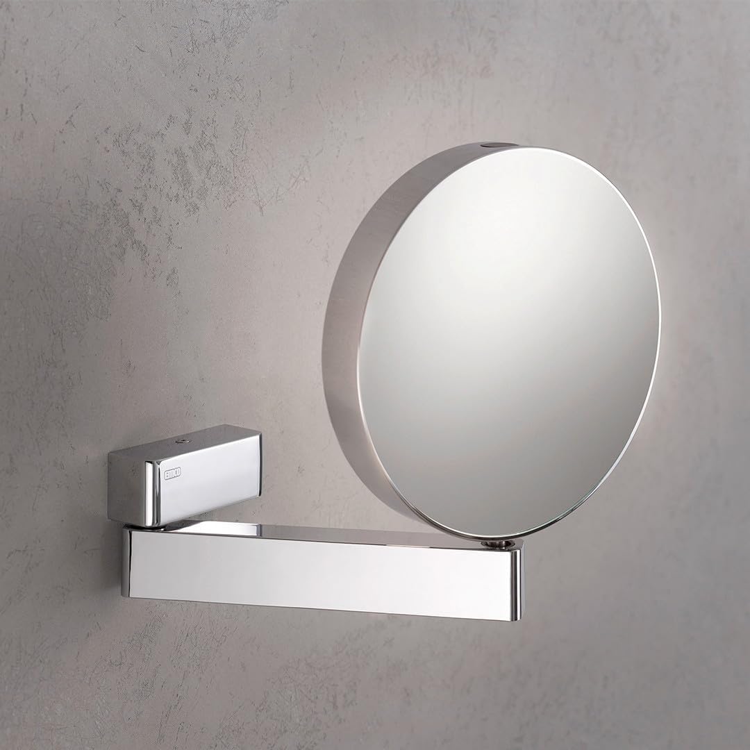 Emco 109500114 Rasier- und Kosmetikspiegel chrom unbeleuchtet, One