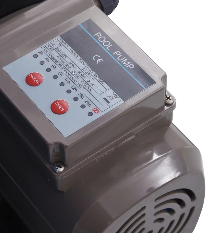 vidaXL Sandfilteranlage mit Zeitschaltuhr Sandfilterpumpe Sandfilter Poolfilter Poolpumpe Filteranla