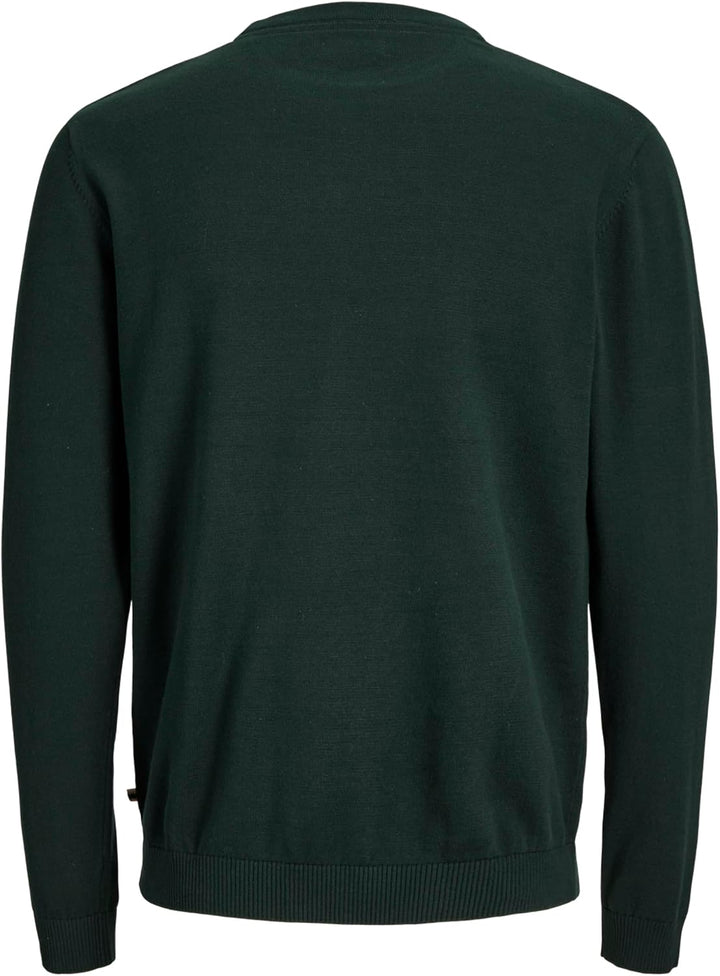 JACK &amp; JONES Male Strickpullover Einfarbig Strickpullover XS Scarab, XS Scarab
