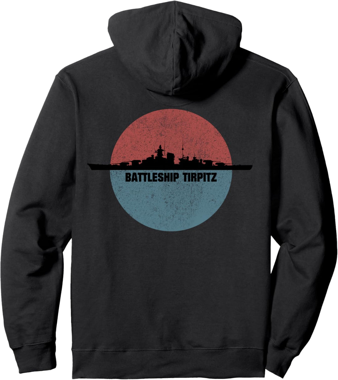 Deutsches Schlachtschiff Tirpitz WW2 Schiffe Pullover Hoodie