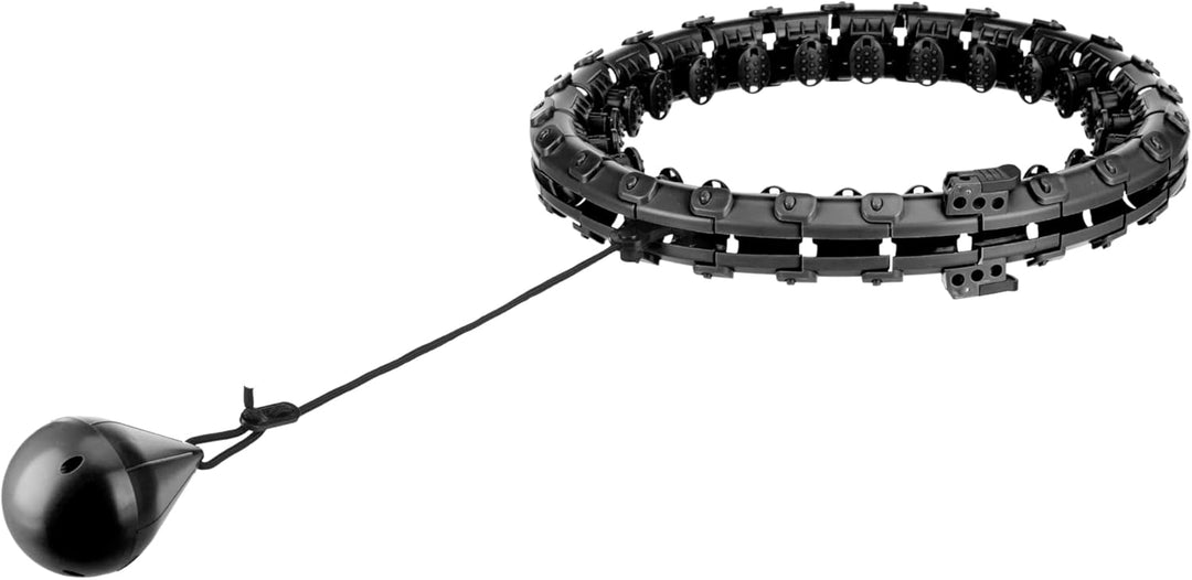 Queenfit Smart Hula Hoop Reifen Erwachsene, Hula Hoop mit Gewicht, Hulahuppreif zum Abnehmen, Smart