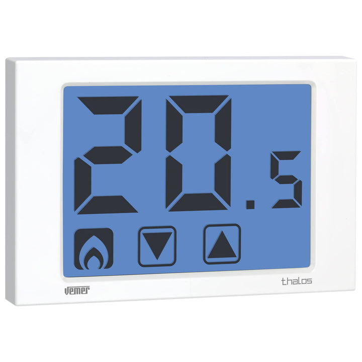 Vemer VE432100 THALOS Digital Heizungsthermostat, Raumthermostat mit Touchscreen-LCD-Anzeige, Stromv