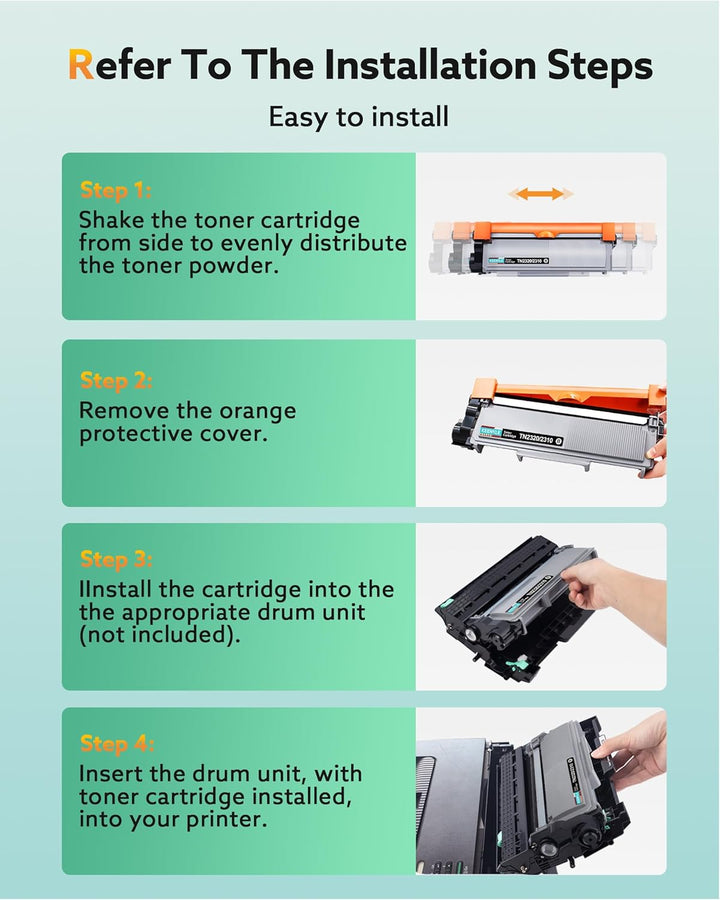 KEENKLE TN2320 TN-2320 Kompatibel für Brother TN 2320 TN-2310 TN2310 Toner für Brother MFC-L2700DW M