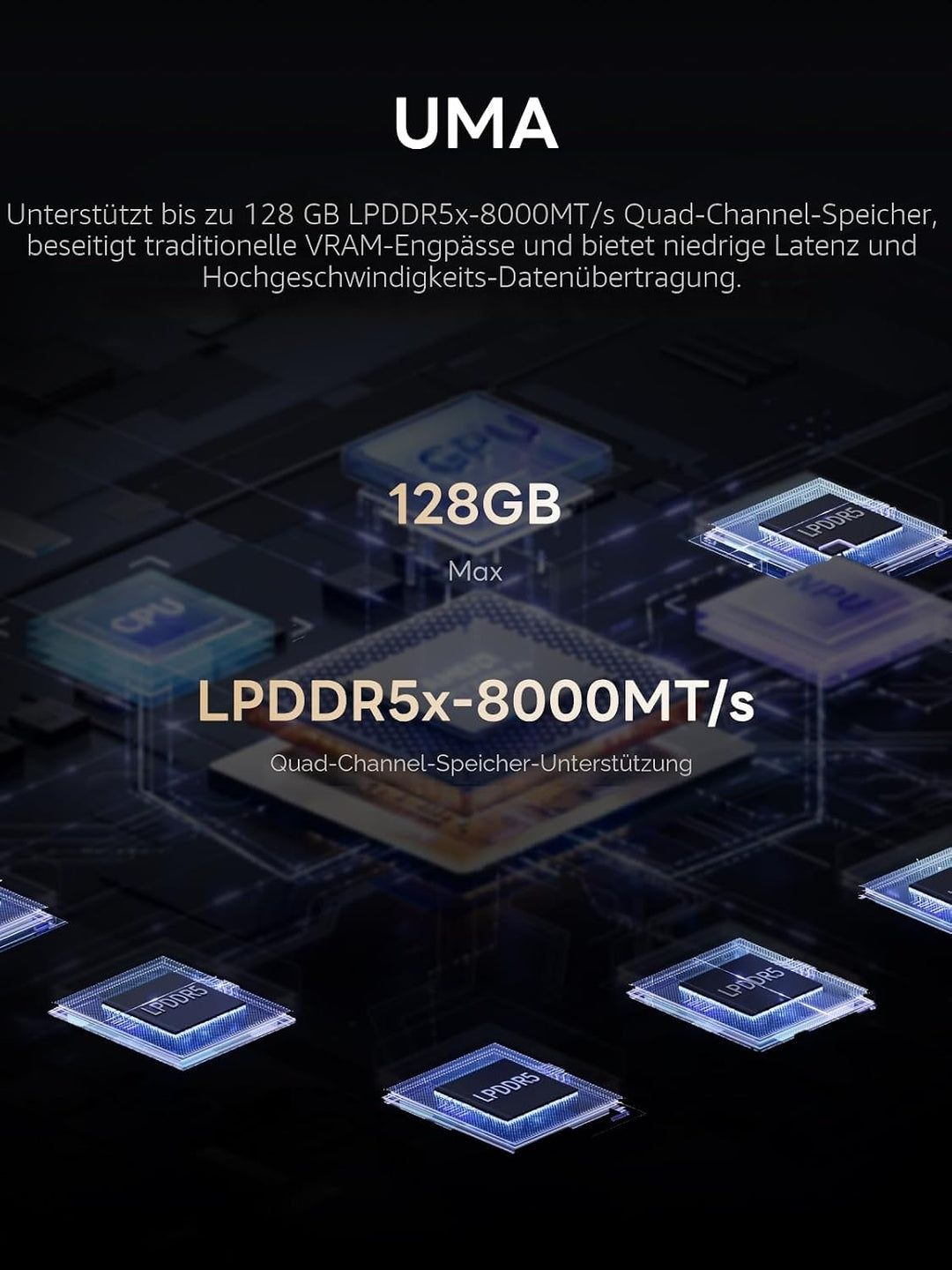 MINIS FORUM MS-S1 Max Mini Workstation AI, AMD Ryzen AI Max+ 395 (16C/32T, 5,1 GHz), RDNA 3.5 GPU, 1