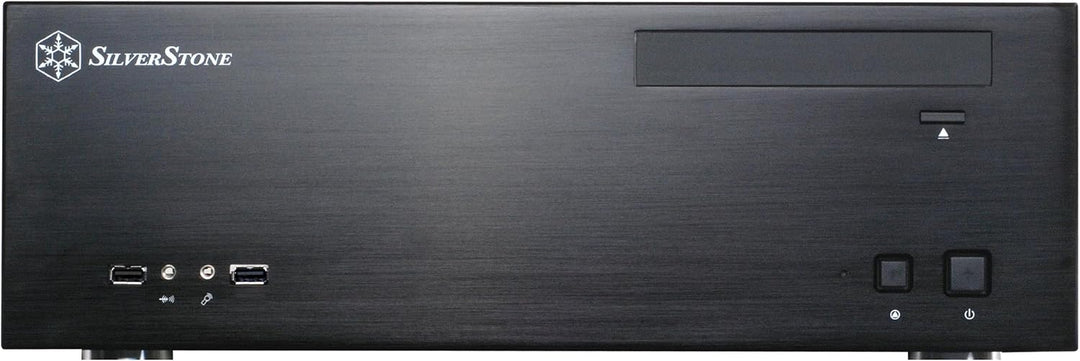 SilverStone SST-GD04B USB 3.0 - Grandia HTPC Micro ATX Desktop Gehäuse mit hochleistungsfähigem und