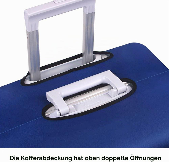 MosaiRudo Dickere Kofferhülle,Elastische Koffer-Abdeckungen Passend für 18-32 Zoll Koffer, Gepäckabd