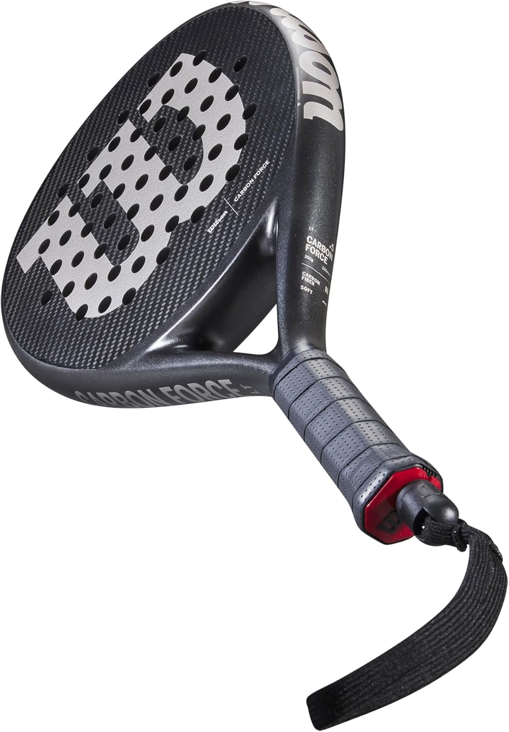 Wilson Padel-Schläger Carbon Force LT, Carbonfaser/EVA, 365 g