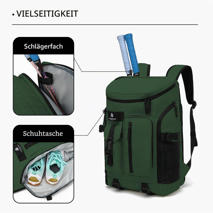 Kalesi Gym Duffle Bag Backpack 4-Way Waterproof with Shoes Compartment for travel Sport Hiking Lapto