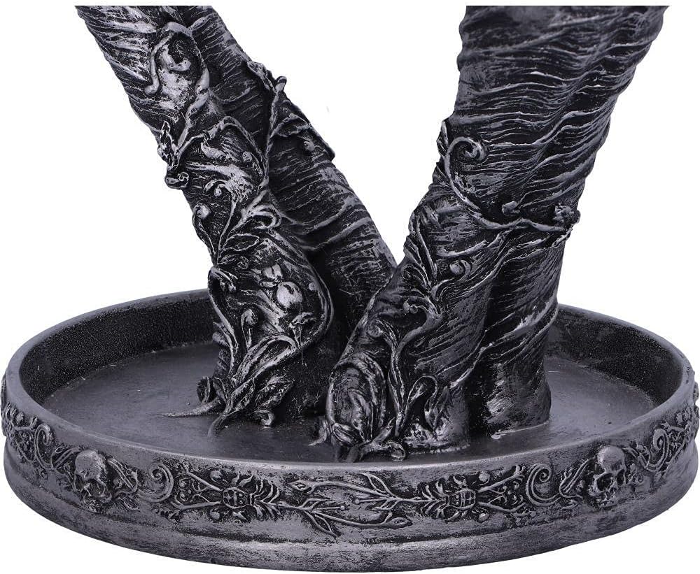Nemesis Now Gothic Mummified Love Heart Hands Schmuckhalter für Schmuck, 22 cm, silberfarben