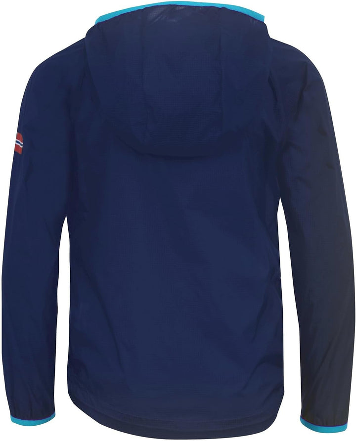 Trollkids Fjell Windjacke für Kinder 104 Marine/Hellblau, 104 Marine/Hellblau