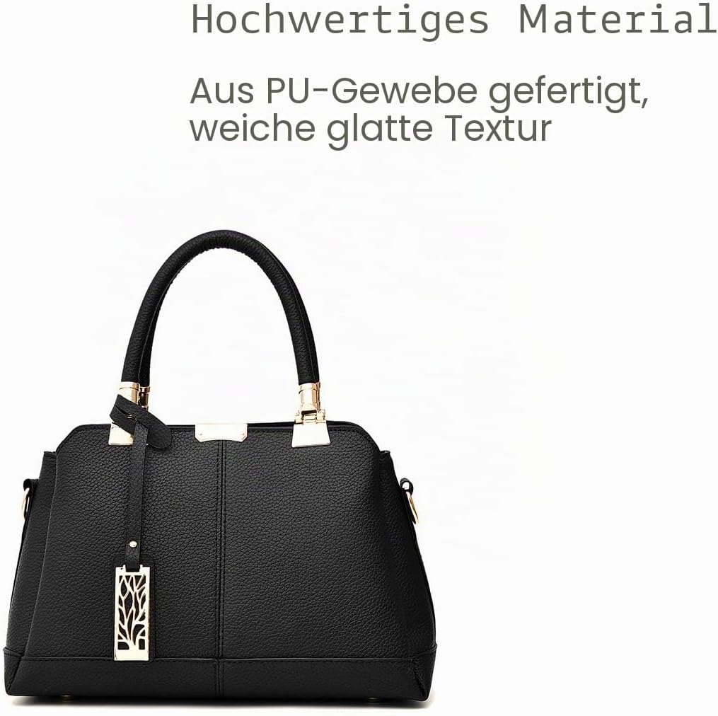 NICOLE & DORIS Damen Handtaschen Elegante Damen Tasche Designe Frauen Umhängetasche PU Weiche Ledert
