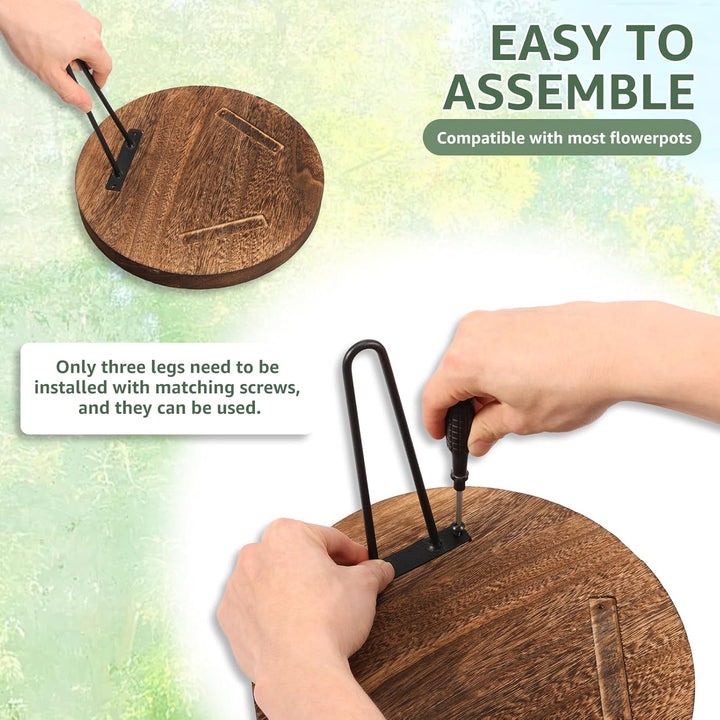 Pflanzenhocker Holz Modern 25cm Plantings Halter Kit Stall Robuste Mitte des Jahrhunderts Pflanzunge
