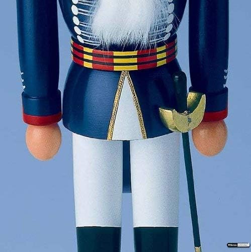 KWO Olbernhau 20041 Nussknacker Britischer Husar, 26 cm