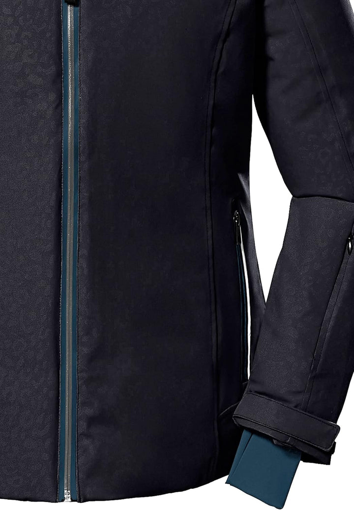 Killtec Damen Ksw 111 Wmn Ski Jckt Skijacke/Funktionsjacke mit abzippbarer Kapuze und Schneefang 40