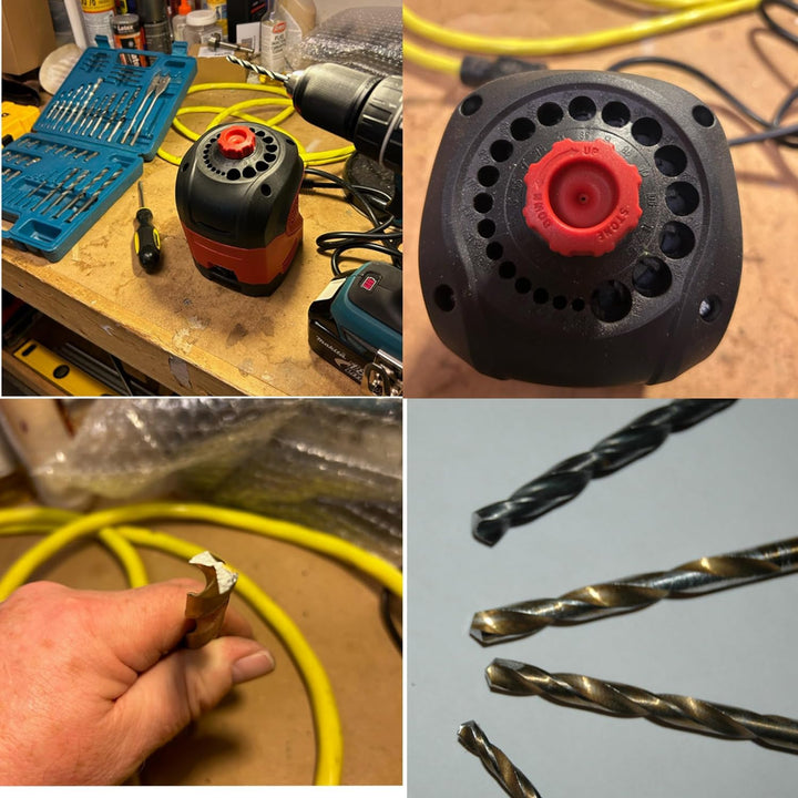 95W elektrischer Bohrschleifer für 3mm bis 12mm Bohrer 118° Schärfen elektrisch angetriebener Bohrer