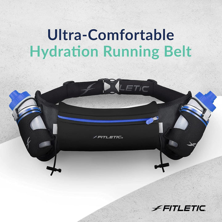Fitletic Hydra 16oz Laufgürtel S/M Schwarz / Blau, S/M Schwarz / Blau