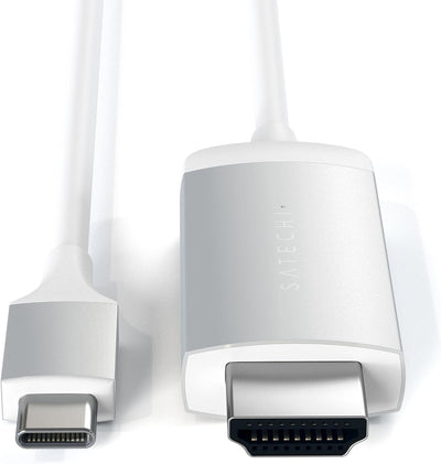 SATECHI Aluminium Type-C HDMI Kabel 4K 60Hz - Für M2/ M1 MacBook Pro/Air, M2/ M1 iPad Pro/Air, M2 Ma