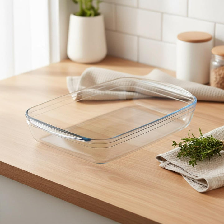 Pyrex Bräter, Auflaufform, rechteckig 4,5 Liter Essentials Rechteckige Schale 40.299999999999997x26.