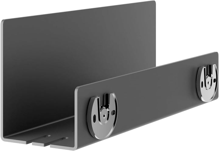 Keuco Duschablage aus Aluminium, schwarz, abnehmbarer Korb, Handtuchhaken und Ablaufschlitze, 32x9x1