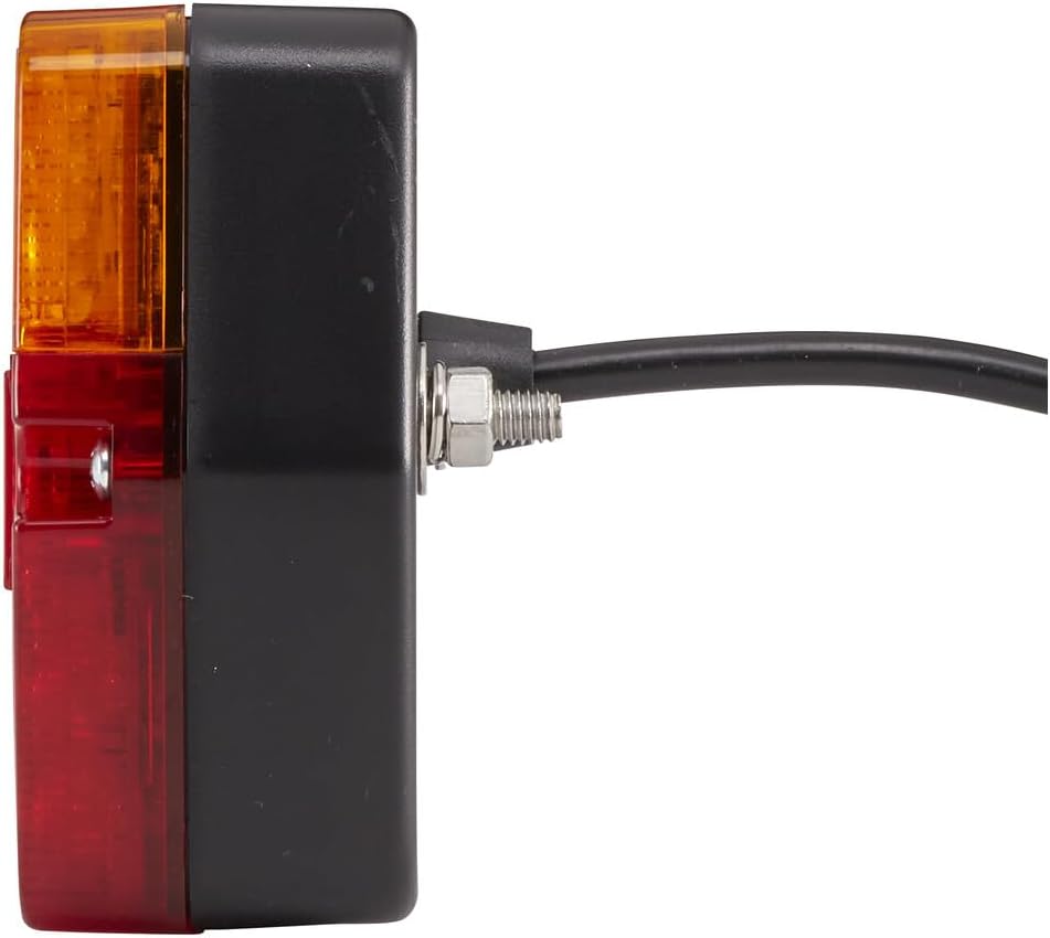 HELLA - Heckleuchte - Valuefit - LED - 12/24V - Anbau/geschraubt - Lichtscheibenfarbe: rot/gelb - St