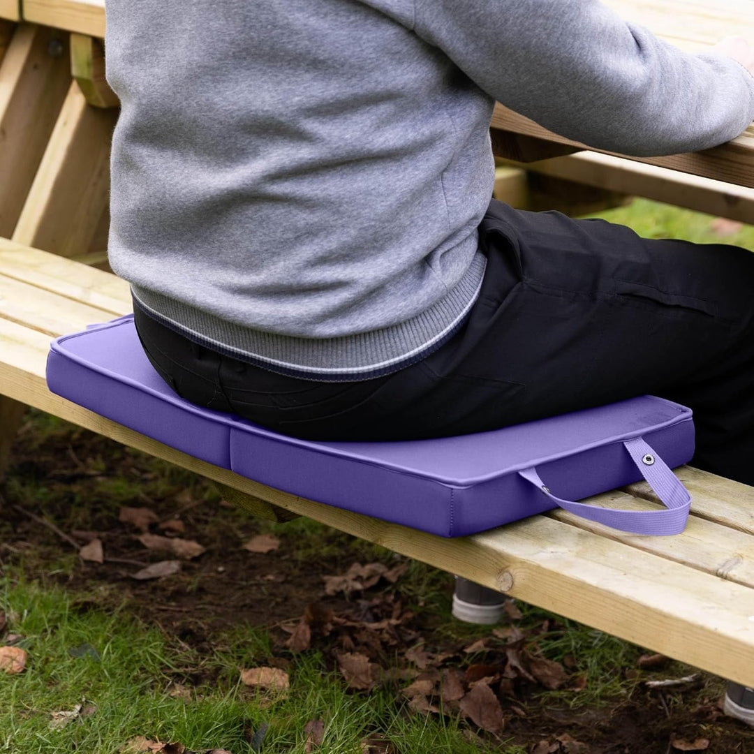 BLOSTM Extra dicke Garten-Knieunterlage – grosse, faltbare Garten-Knieunterlage mit Griffen – wasser