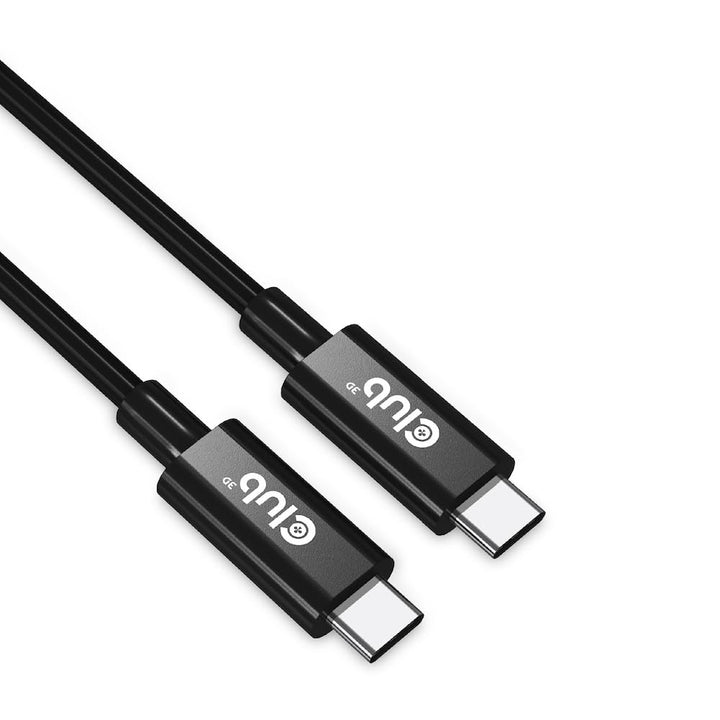 Club3D CAC-1579 USB4 Gen3x2 Type-C Bi-Direktionale Kabel 8K60Hz oder 4K120Hz, Data 40Gbps, PD 240W(4