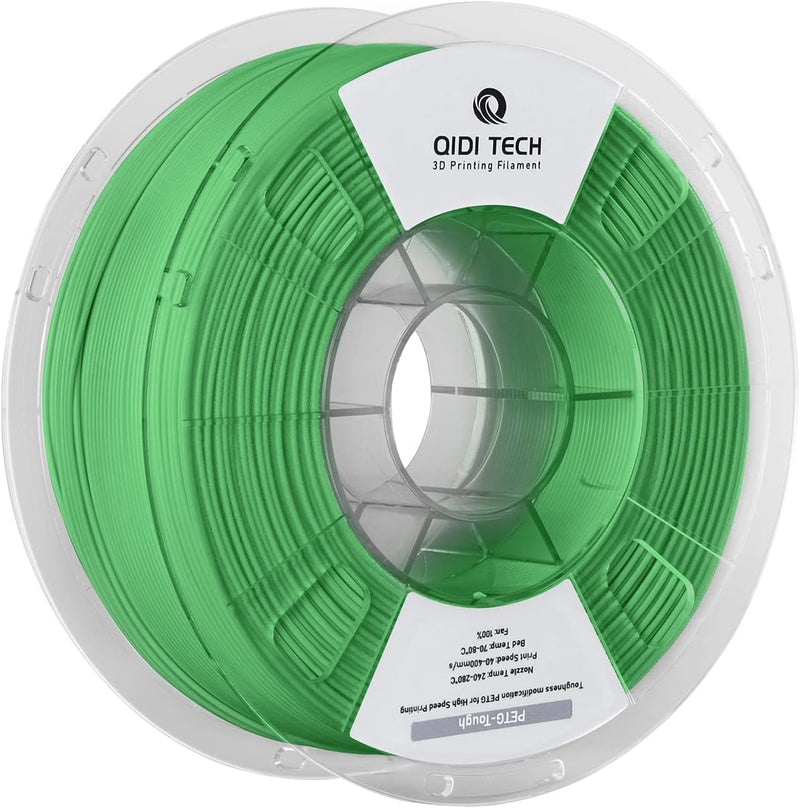 QIDI TECH PETG-Tough 3D Drucker Filament, Zähigkeit PETG Filament 1.75mm, 3D Druck Filament 1kg Spul