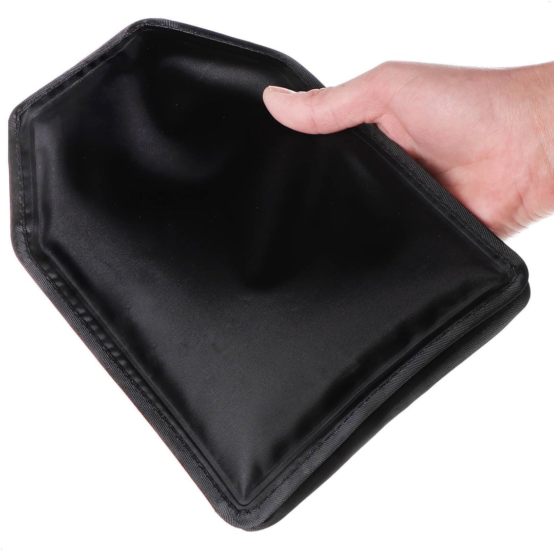 com-four® 2x Flaschenkühler für unterwegs - Sektkühler Manschette mit Gummiband - Kühlmanschette für