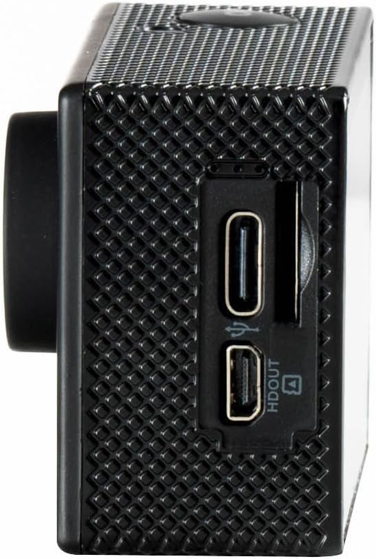 Nilox Action Cam Mini-SE, 4k WiFi Actionkamera mit 4K/30fps Auflösung, Elektronischer Stabilisator,