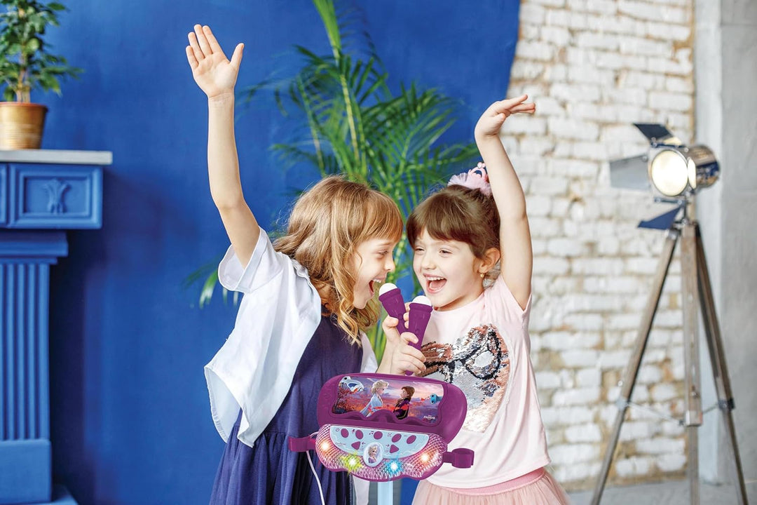 Lexibook Frozen Die Eiskönigin Standlichtlautsprecher für Kinder, musikalisches Spiel, verstellbare