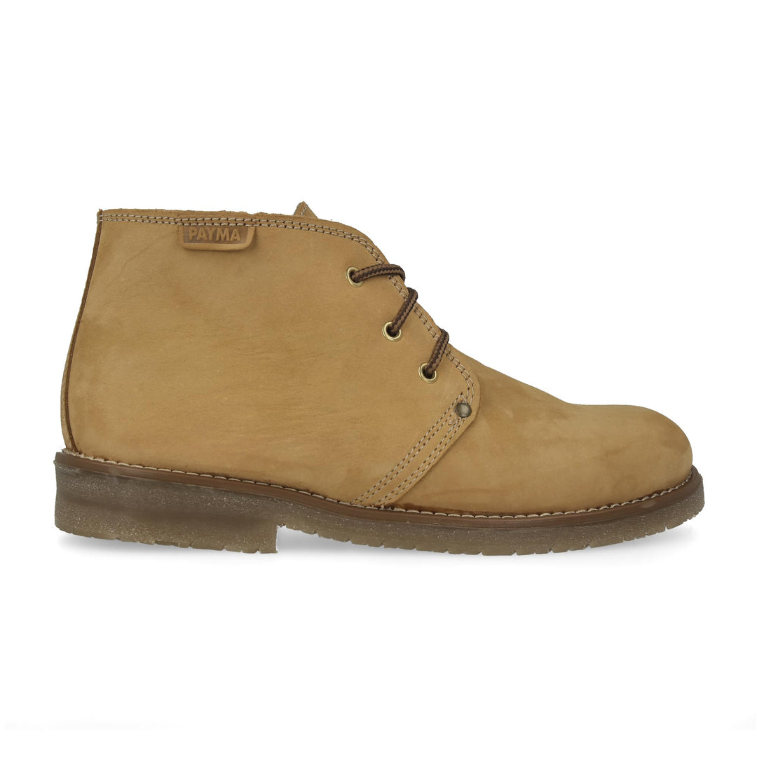 PAYMA - Rustikale Safari Leder und Nobuk Stiefel für Herren. Chukka Boot Schuhe Casual, Outdoor und