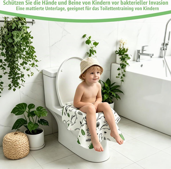 Toilettenauflage 40 Stück Einweg Toilettensitzbezug Vliesmaterial Einweg Toiletten Sitzbezug Rutschf