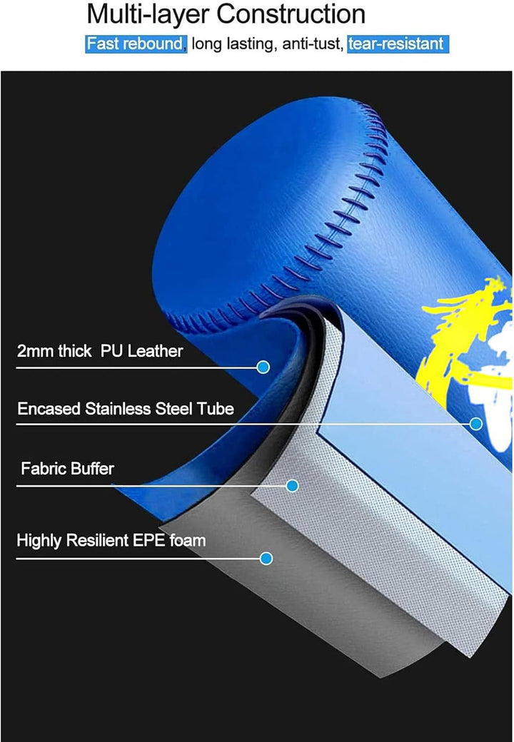 Dripex Boxsack Jugend Freistehender Standboxsack Boxpartner Boxing Trainer Punching Bag, für Taekwon
