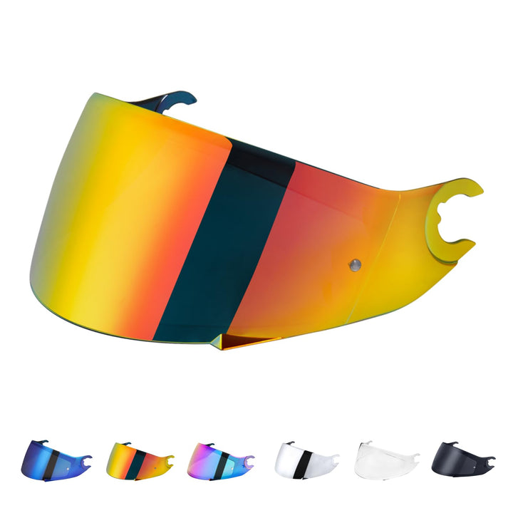 Motorradhelm Visier für Shark D Skwal D-Skwal 2 Spartan Carbon,Helmvisier Motorrad Windschutz Helm O