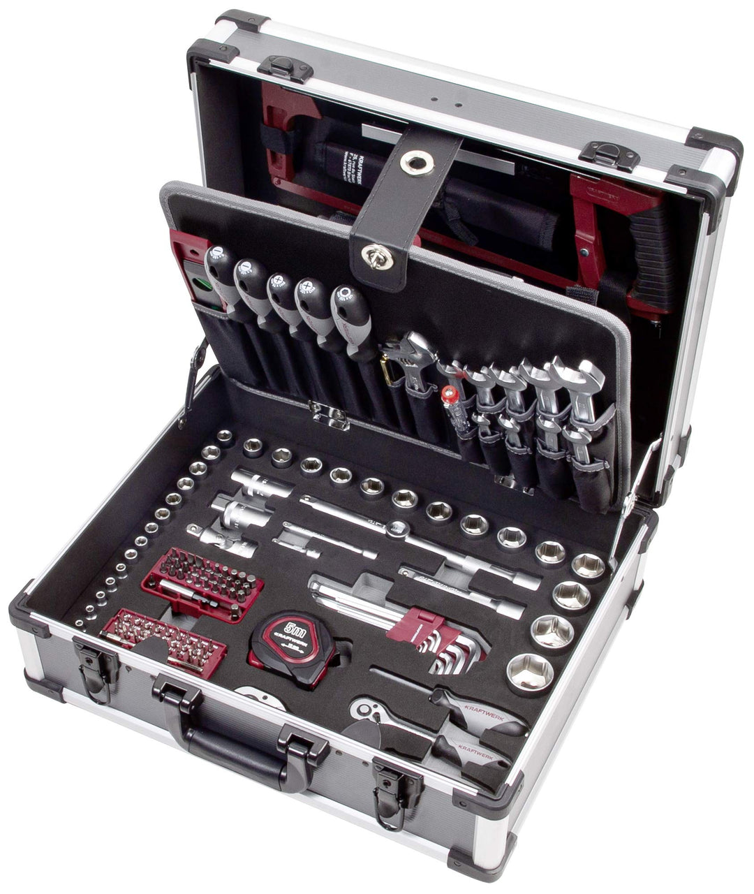 KRAFTWERK 202.147.000 Werkzeugkoffer 1/4"+1/2"