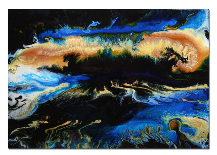 Original Gemälde Abstrakte Malerei - moderne hochglanz Wandbilder - Resin Art Kunst Bild Harz Unikat