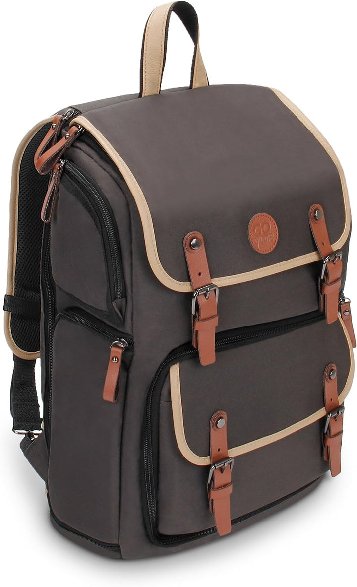GOgroove Kamera Rucksack für Spiegelreflexkameras: DSLR Backpack ideal für Reisen, ausreichend Platz