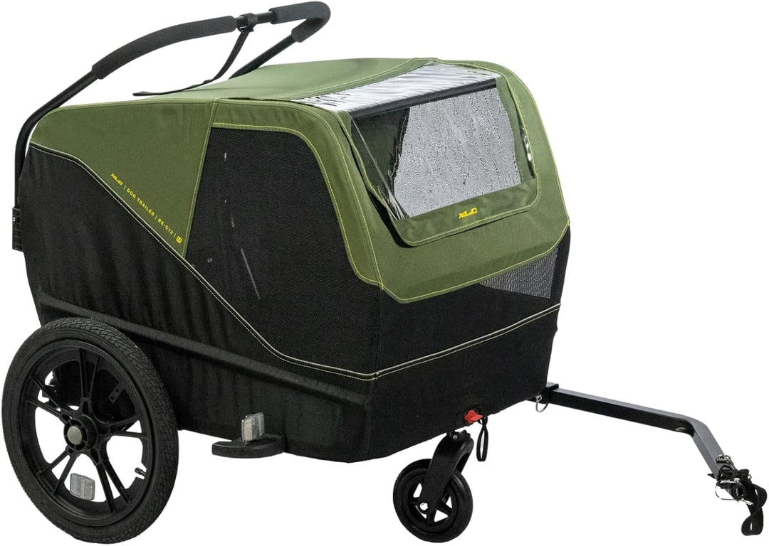 XLC Hundeanhänger Dog Medium BS-C12 16" Moosgrün 25kg, 3092004010