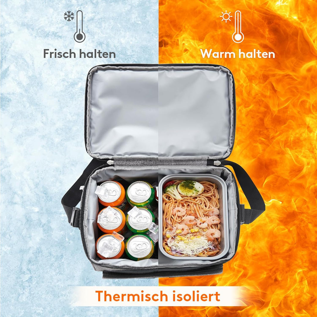 Lifewit Grosse Kühltasche 14.6L 18 Dosen, Kühlbox Faltbar, Isolierte Lunch Tasche, Leichte, Tragbare