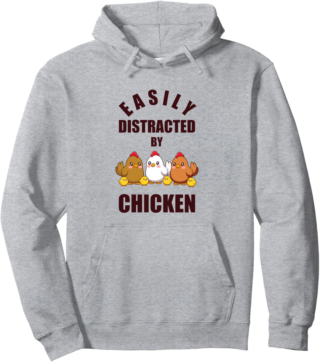 Traktor Hahn Ironischer Landwirt Huhn Pullover Hoodie