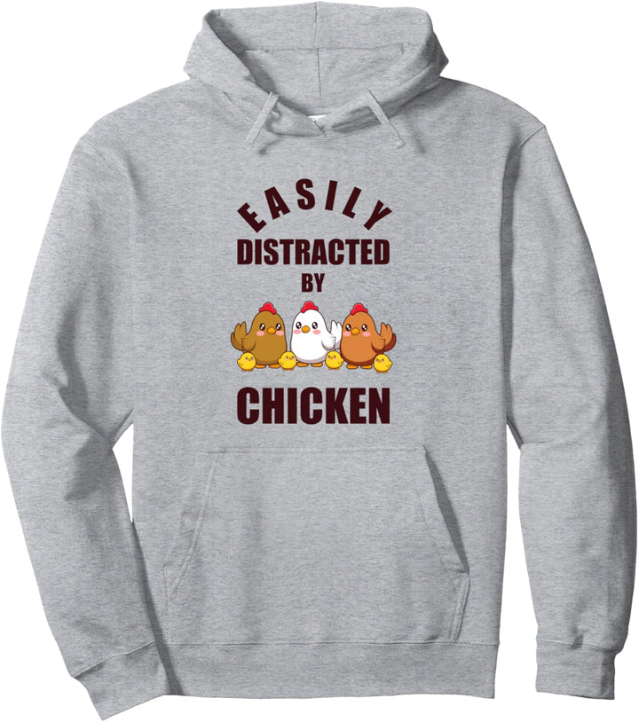 Traktor Hahn Ironischer Landwirt Huhn Pullover Hoodie