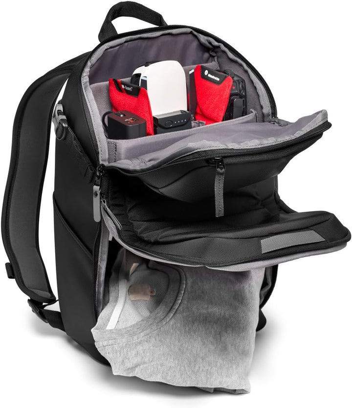 Manfrotto Advanced III Compact Backpack for DSLR/CSC/Drone, 15" Laptop Compartment, Black Compact II