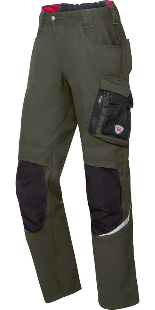 BP 1998-570-7332 Arbeitshose mit Kniepolstertaschen - Schlanke Silhouette - Elastischer Rückengurt -