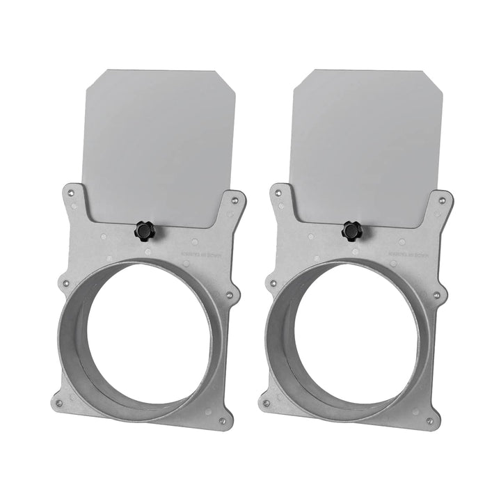 POWERTEC 70227-P2 15,2 cm Aluminium-Blastgitter für Staubsammler/Vakuumarmaturen, 2 Stück Alaun 15,2