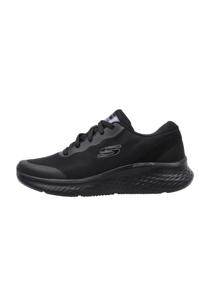 Skechers Skech-Lite Pro Clear Rush Sneaker für Herren, weiss 43 EU Black Mesh Duraleather Trim, 43 E