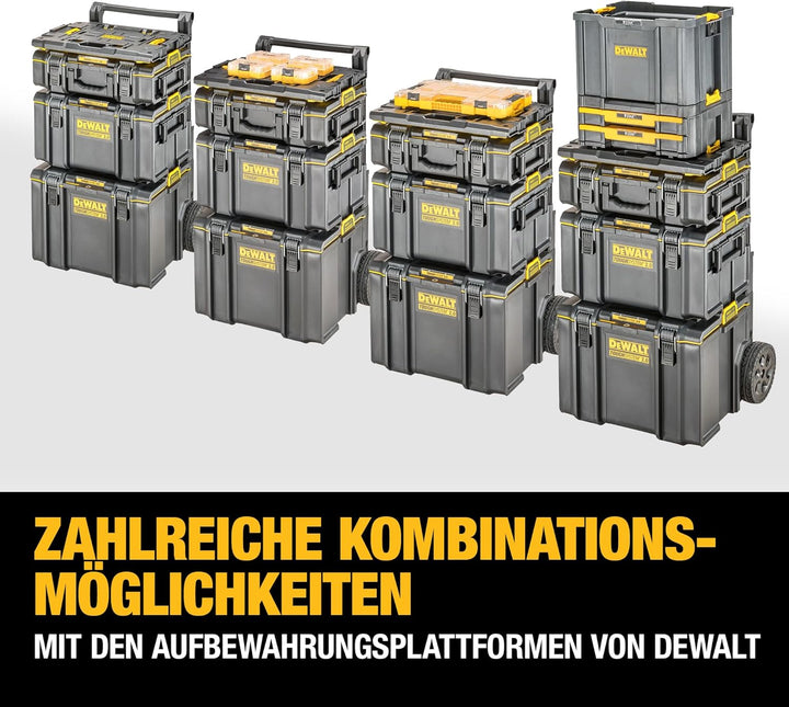 Dewalt Adapter für ToughSystem & TSTAK Werkzeugboxen DWST08017-1 (bietet zahlreiche Kombinationsmögl