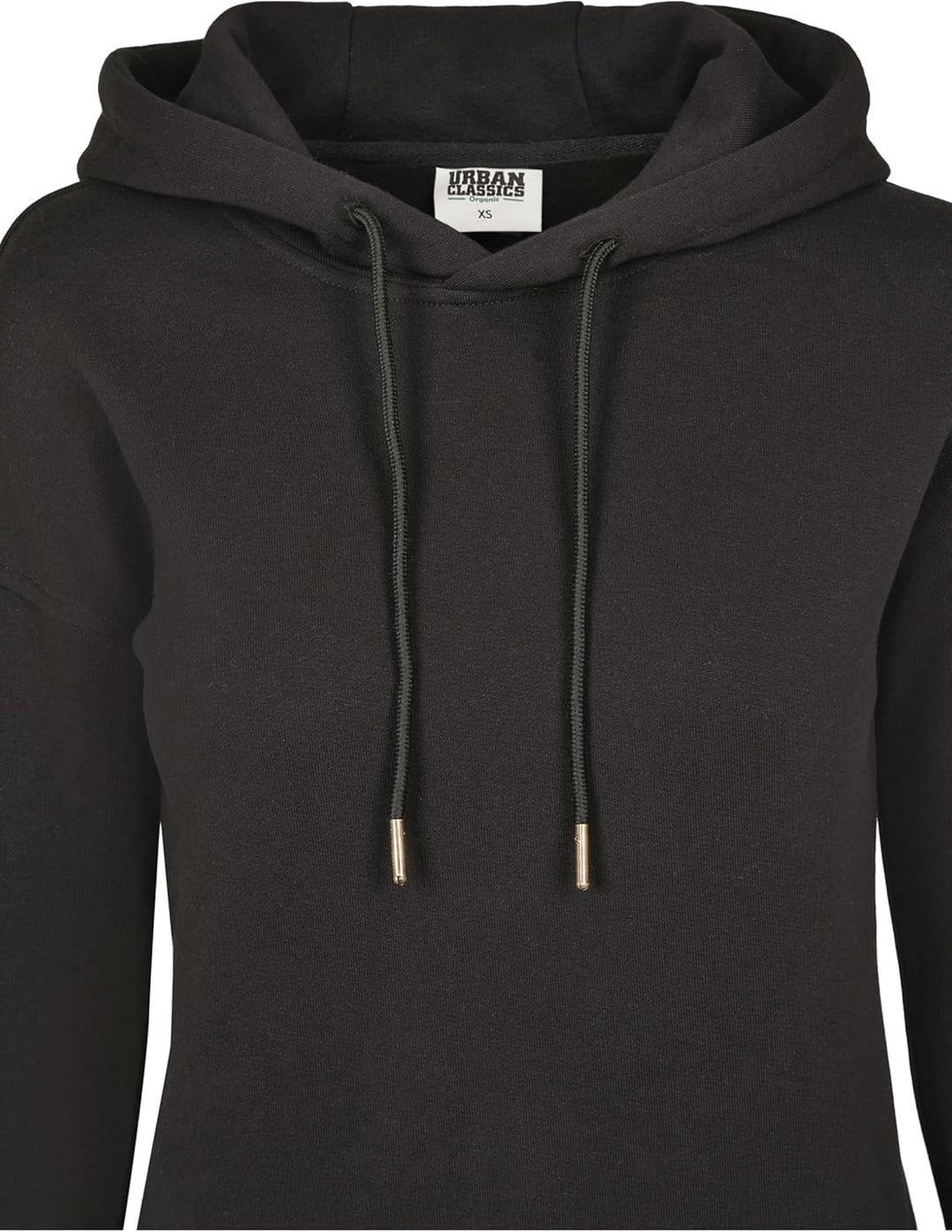 Urban Classics Damen Ladies Organic Hoody Kapuzenpullover XS Schwarz, XS Schwarz
