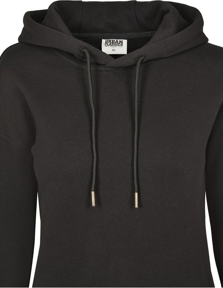 Urban Classics Damen Ladies Organic Hoody Kapuzenpullover XS Schwarz, XS Schwarz