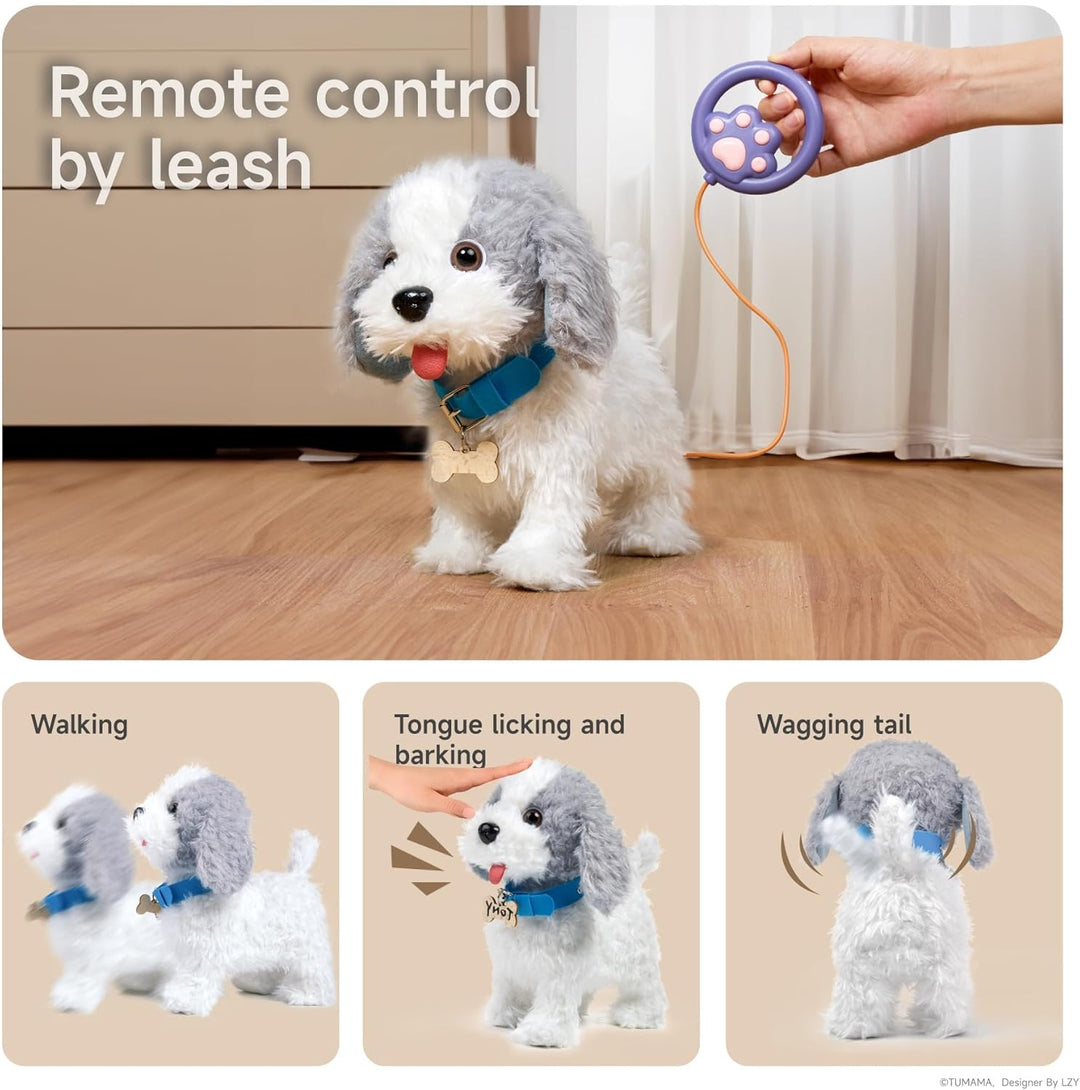 OR OR TU Hund Spielzeug Kinder Plüschwelpe Leckt Elektronische Haustiere mit Ferngesteuerter,Interak